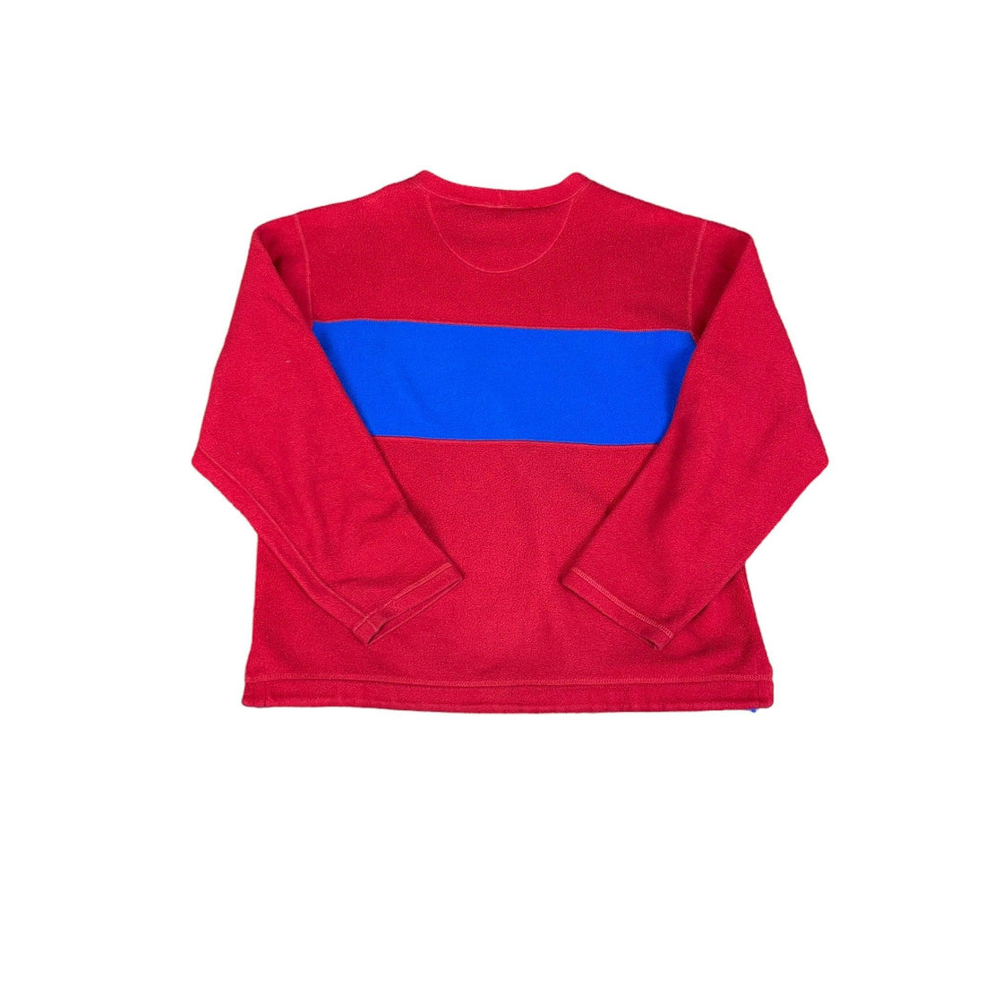 Vintage 90s Red + Blue Timberland Performance Fleece Sweatshirt - Large - The Streetwear Studio