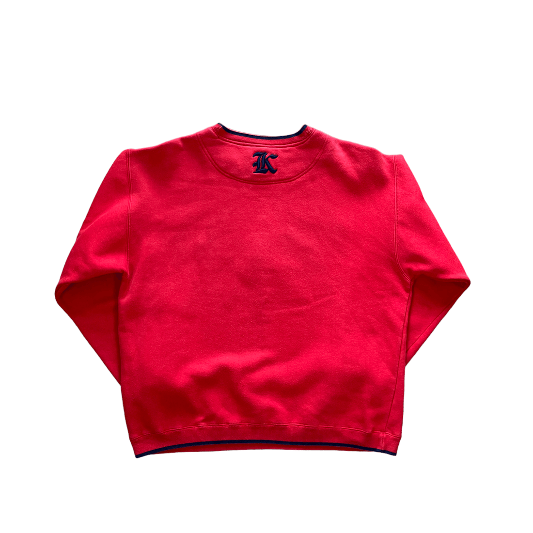 Vintage 90s Red Karl Kani Sweatshirt - Large - The Streetwear Studio