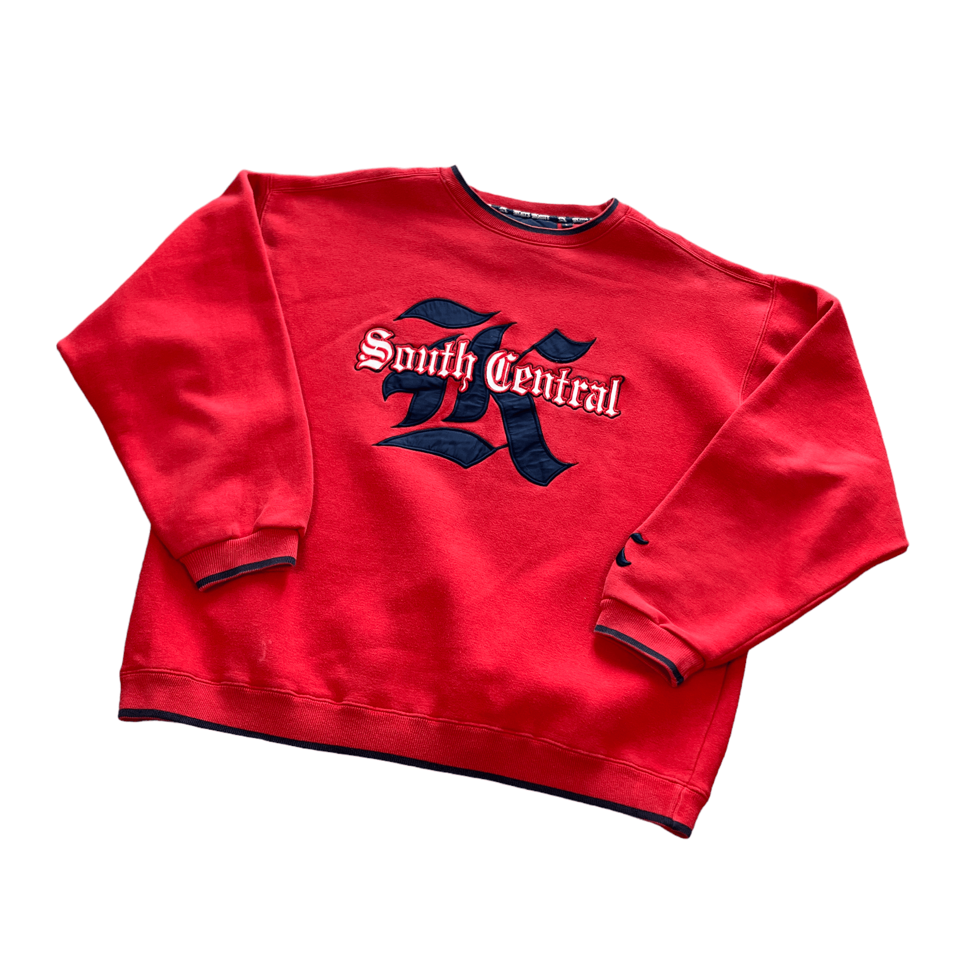 Vintage 90s Red Karl Kani Sweatshirt - Large - The Streetwear Studio