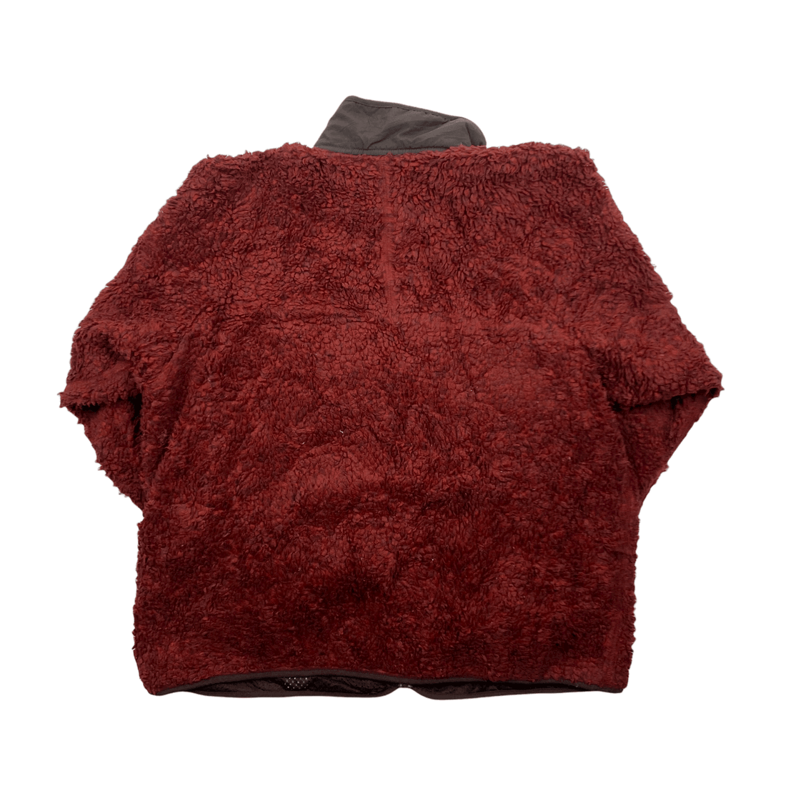 Vintage 90s Red/ Maroon/ Brown Patagonia Full Zip Sherpa Classic Retro X Deep Pile Fleece Jacket - XXL (Recommended Size - Extra Large) - The Streetwear Studio