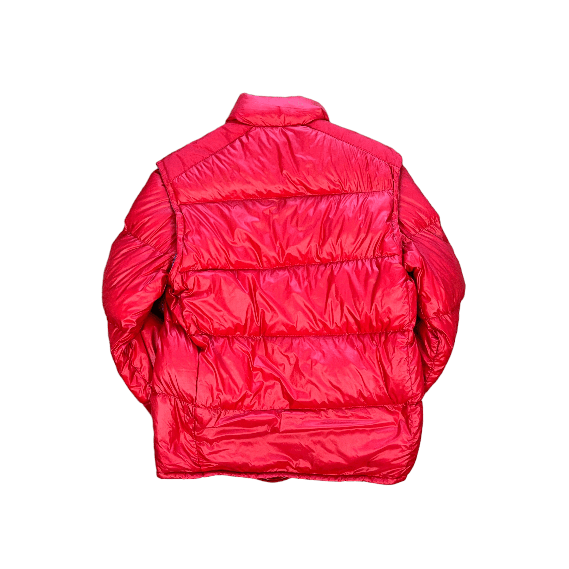 Vintage 90s Red Moncler Grenoble Puffer Coat Small