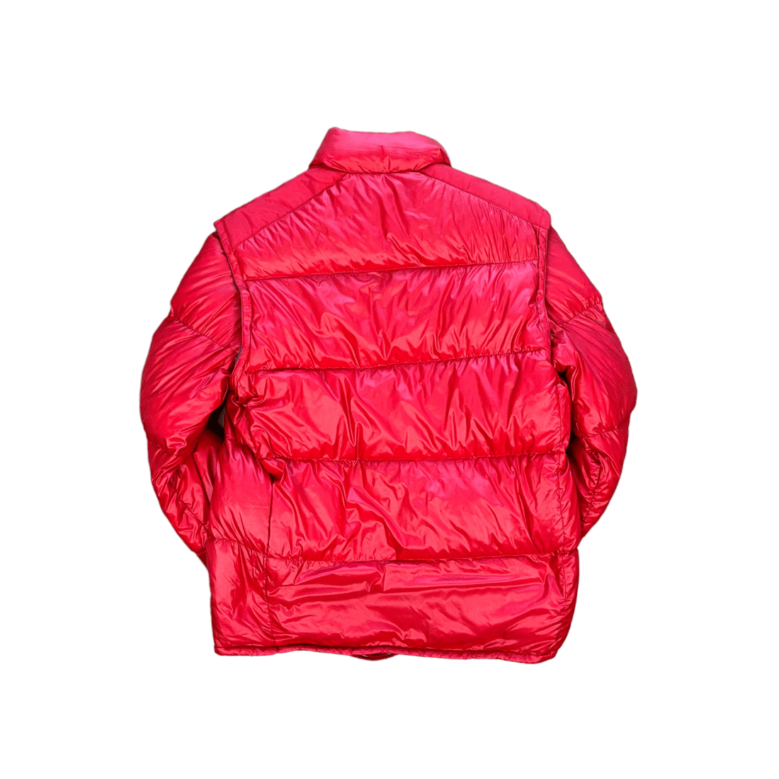 Vintage 90s Red Moncler Grenoble Puffer Coat - Small - The Streetwear Studio