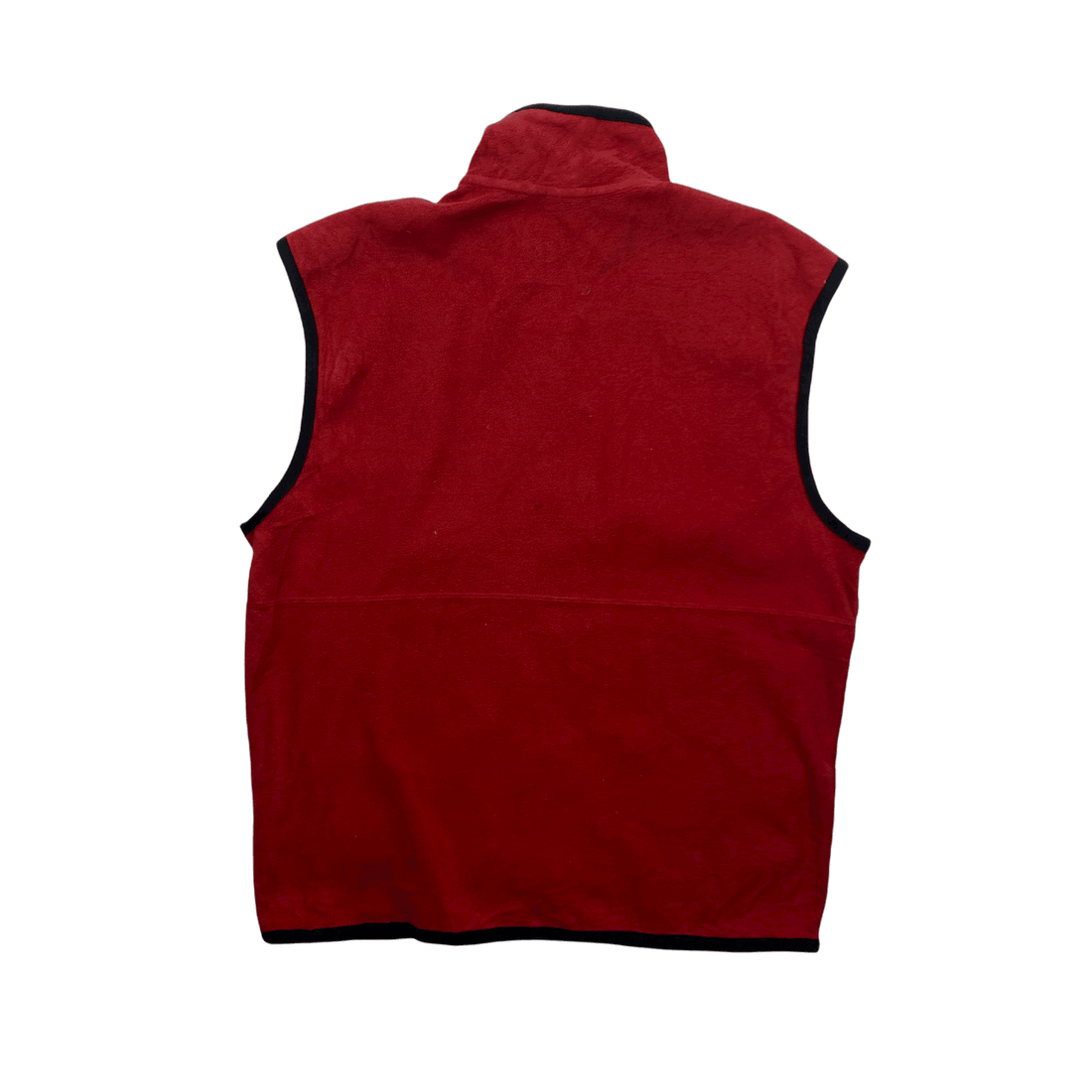 Vintage 90s Red Nike Fleece Vest/ Gilet - Medium - The Streetwear Studio