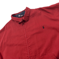 Vintage 90s Red Polo Ralph Lauren Harrington Jacket - Extra Large - The Streetwear Studio
