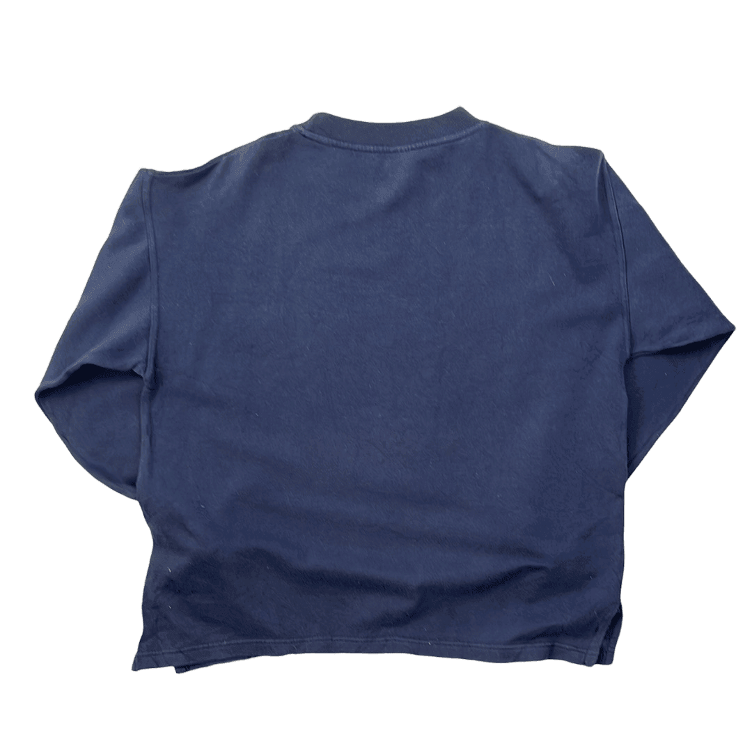 Vintage 90s Women’s Navy Blue Nike Court Sweatshirt - Medium - The Streetwear Studio