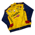 Vintage 90s Yellow + Blue NASCAR Cheerios Racing Jacket - XXL - The Streetwear Studio