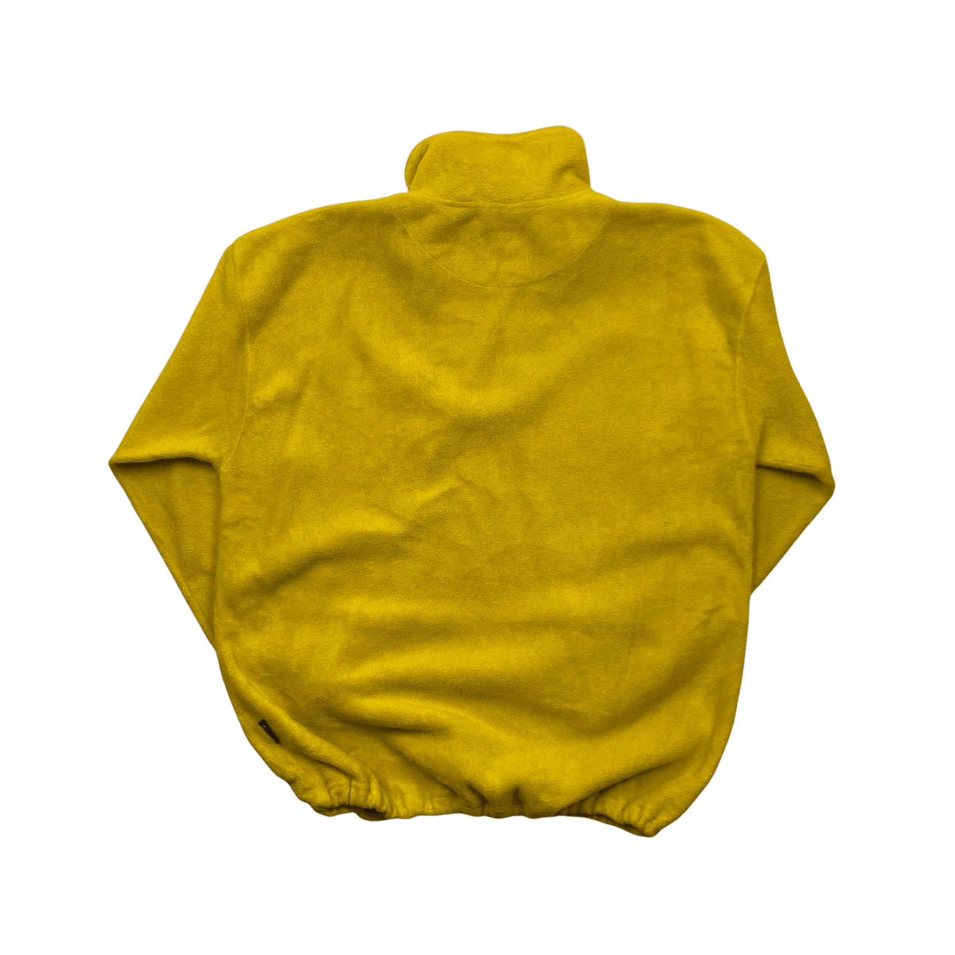 Vintage 90s Yellow Nike Quarter Zip Fleece - Recommended Size - Extra Large - The Streetwear Studio