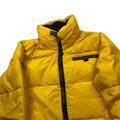 Vintage 90s Yellow Ralph Lauren Polo Jeans Spell-Out Puffer Coat/ Jacket - Large - The Streetwear Studio