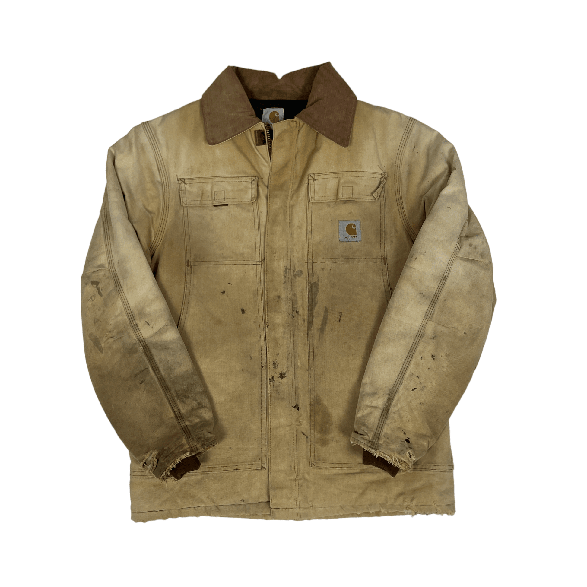 Vintage Beige Carhartt Barn Coat Medium