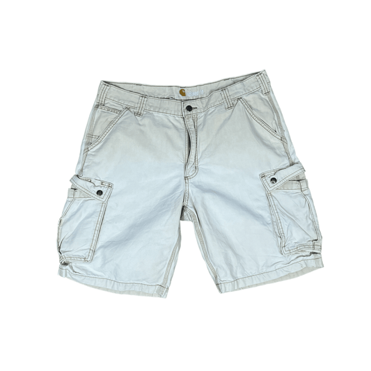 Vintage Beige Carhartt Cargo Shorts - 38” - The Streetwear Studio