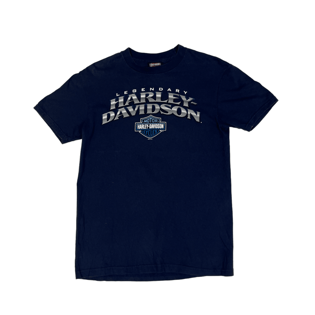 Vintage Blue Harley Davidson Tee - Medium - The Streetwear Studio