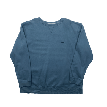 Vintage Blue Nike Sweatshirt - Extra Large - The Streetwear Studio