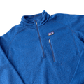 Vintage Blue Patagonia Quarter Zip Fleece - Large - The Streetwear Studio