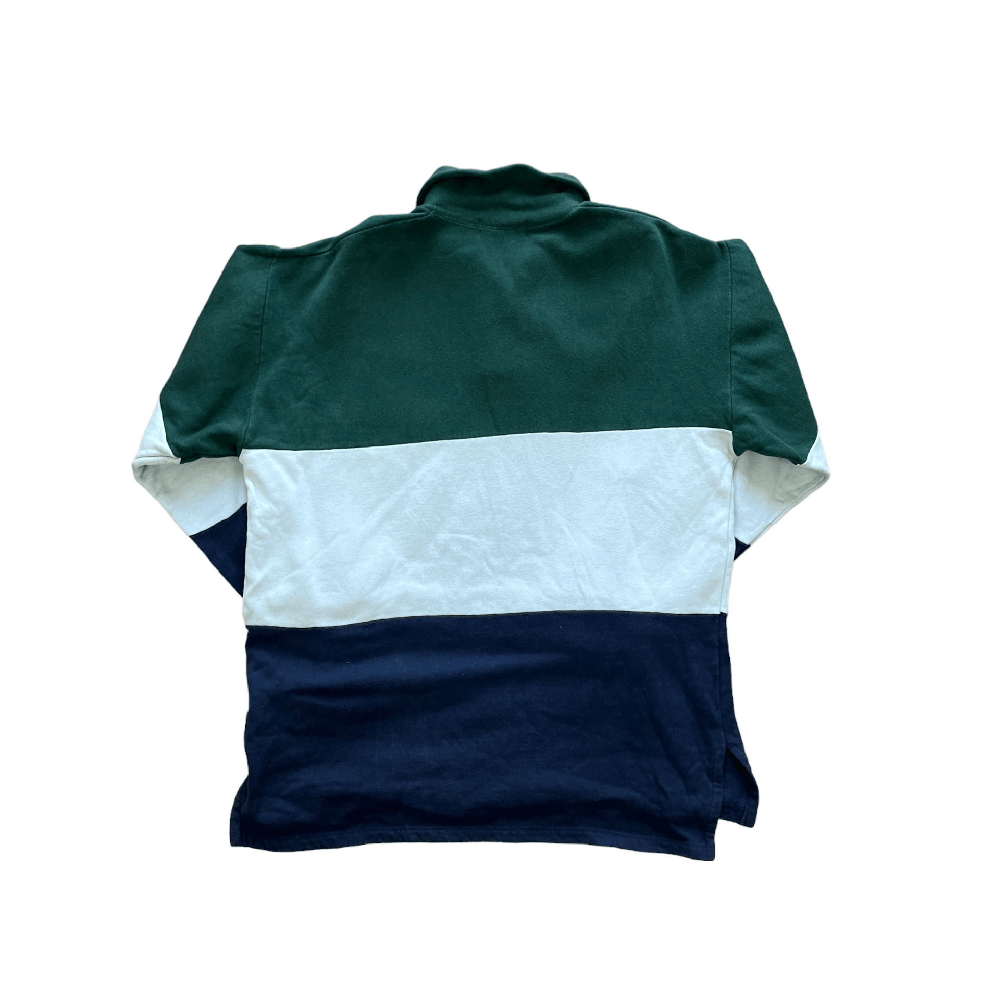 Vintage Green + Blue Polo Ralph Lauren Sweatshirt - Large - The Streetwear Studio