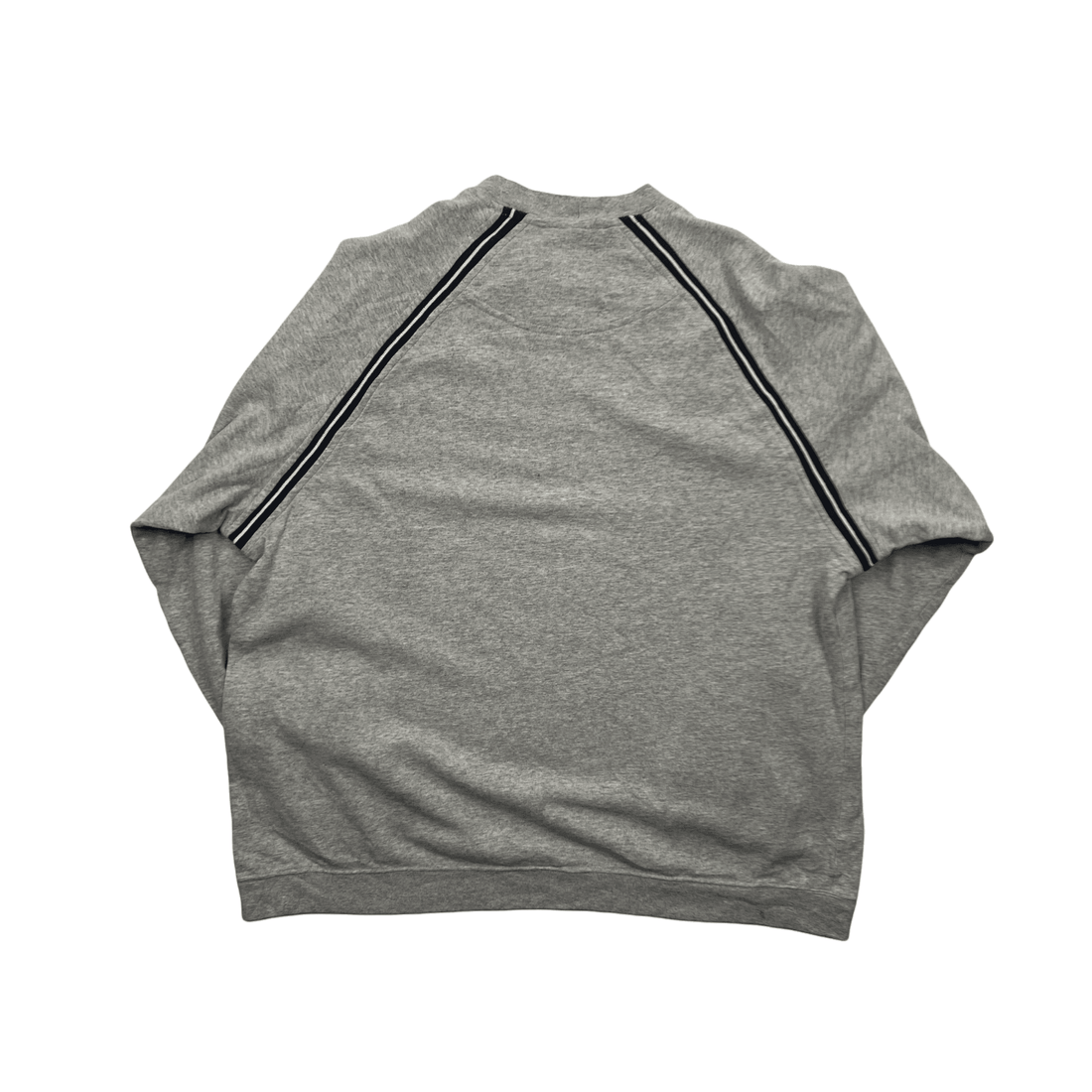 Vintage Grey + Black Nike Spell-Out Sweatshirt - Large - The Streetwear Studio
