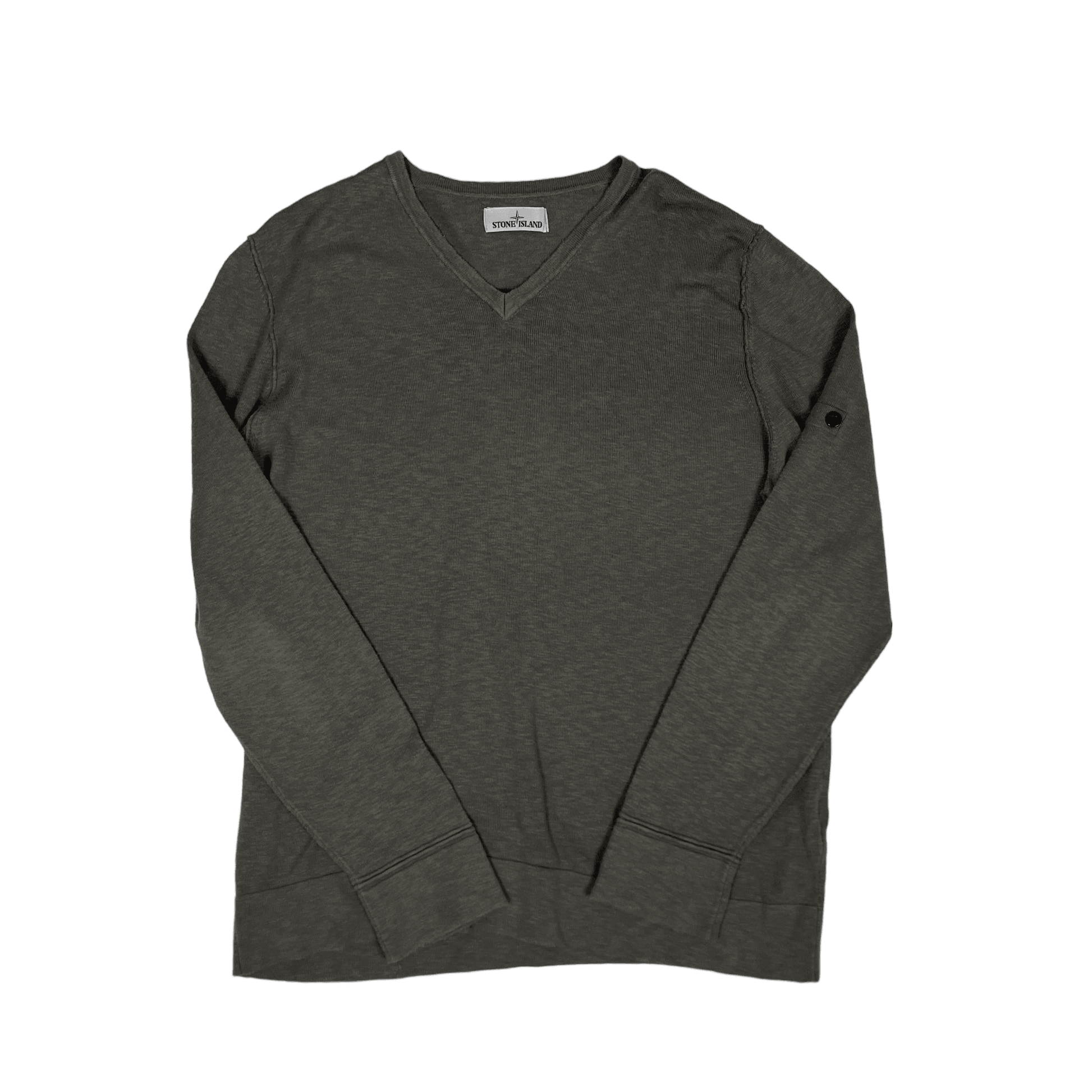 Vintage Grey Stone Island Sweatshirt - XXL (Recommended Size - Extra Large) - The Streetwear Studio