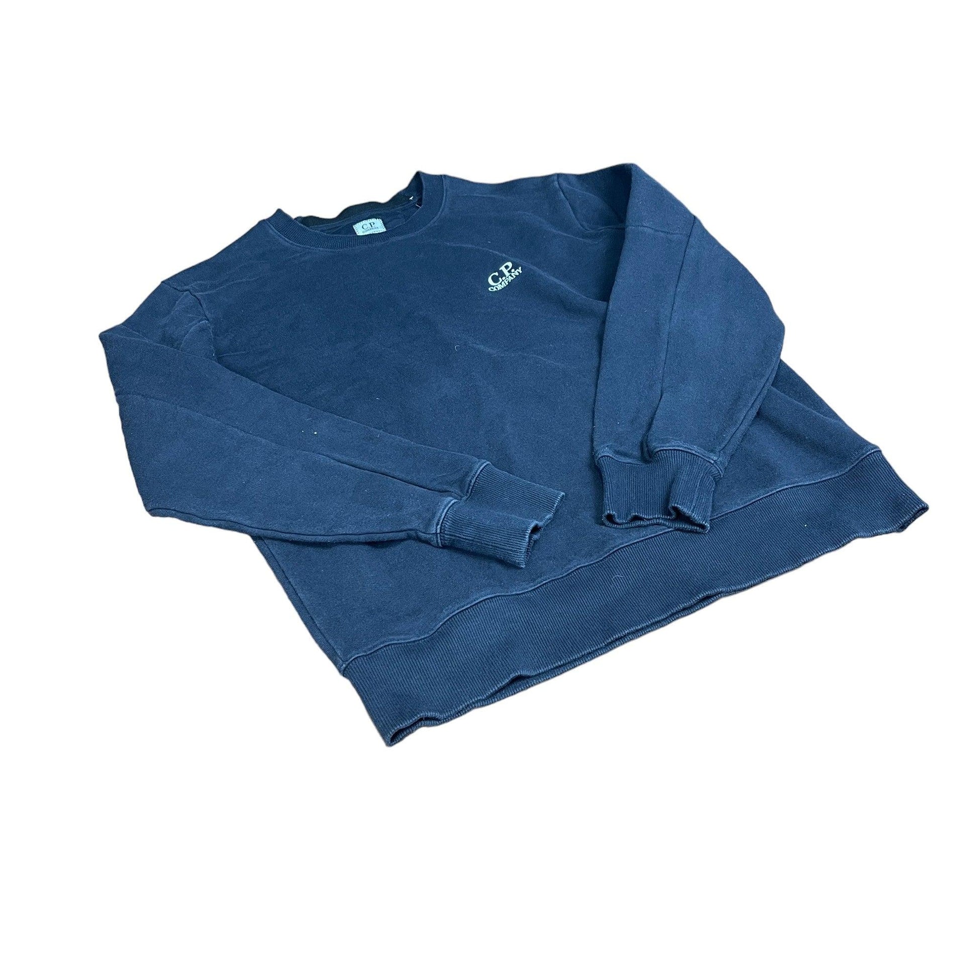 Vintage Navy Blue CP Company Sweatshirt - Large - The Streetwear Studio