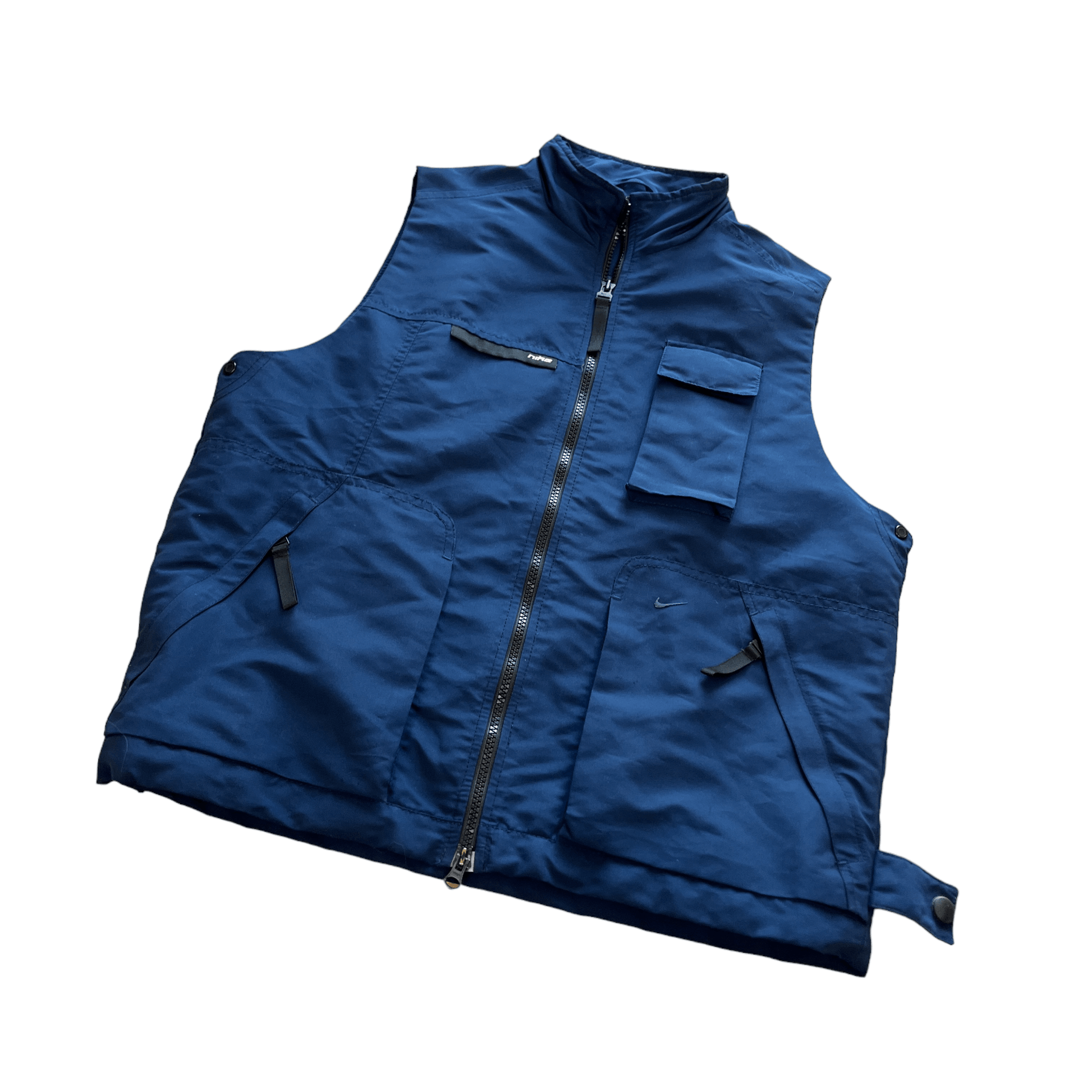 Vintage Navy Blue Nike Gilet - Recommended Size - Small - The Streetwear Studio