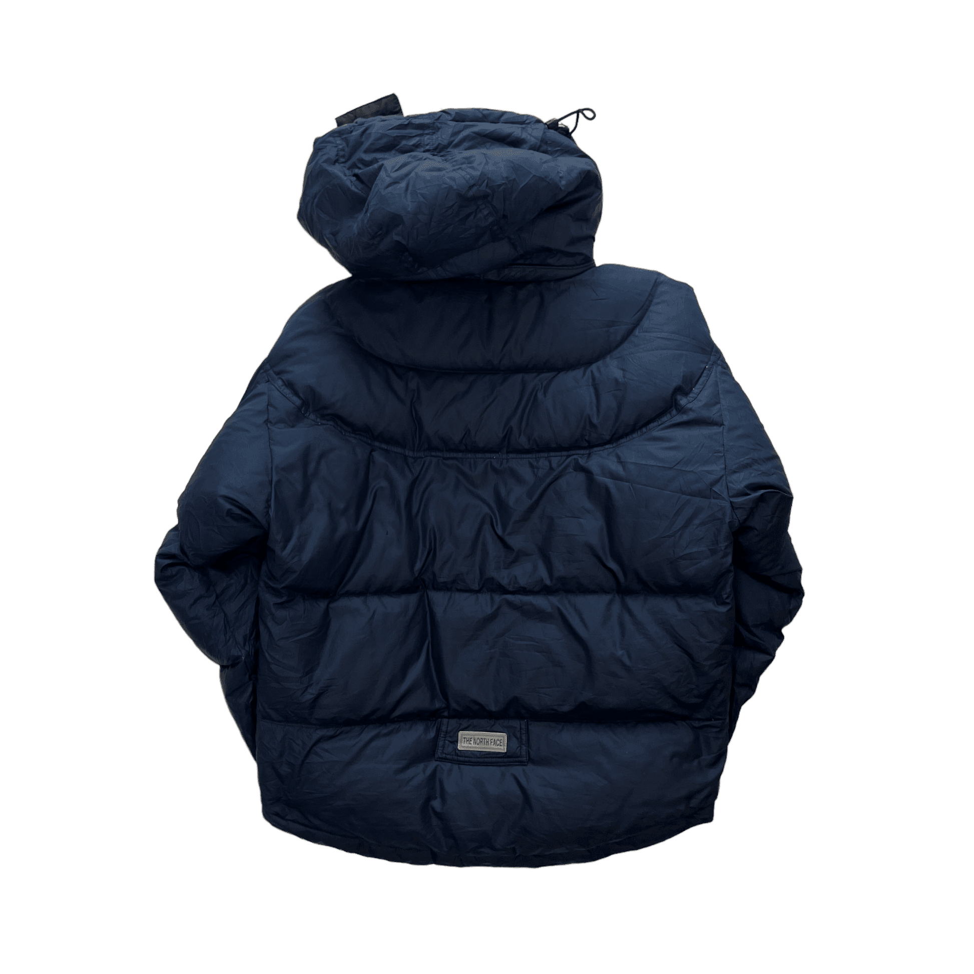 Blue and black north face puffer discount jacket