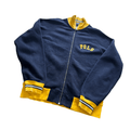 Vintage Navy Blue + Yellow Ralph Lauren Polo Sport Jacket - Medium - The Streetwear Studio