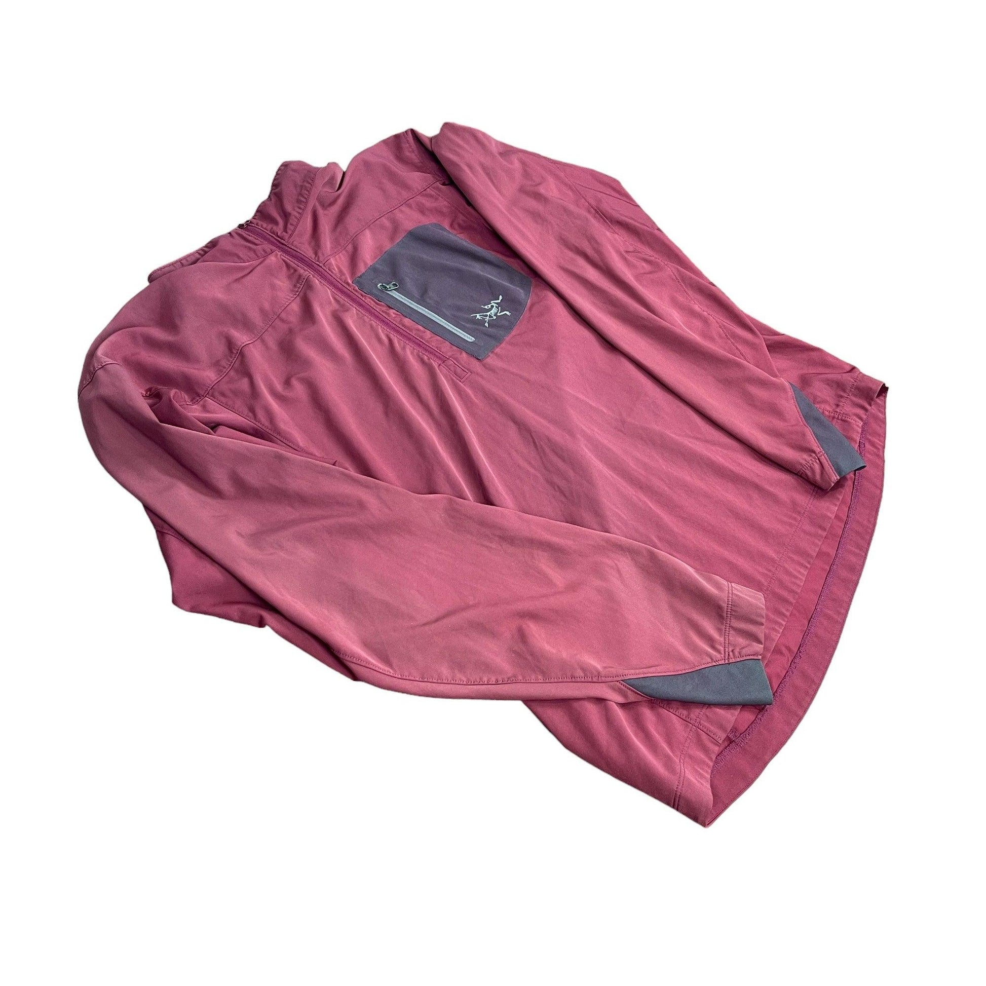 Vintage Red Arc'Teryx Quarter Zip Sweatshirt - Medium - The Streetwear Studio