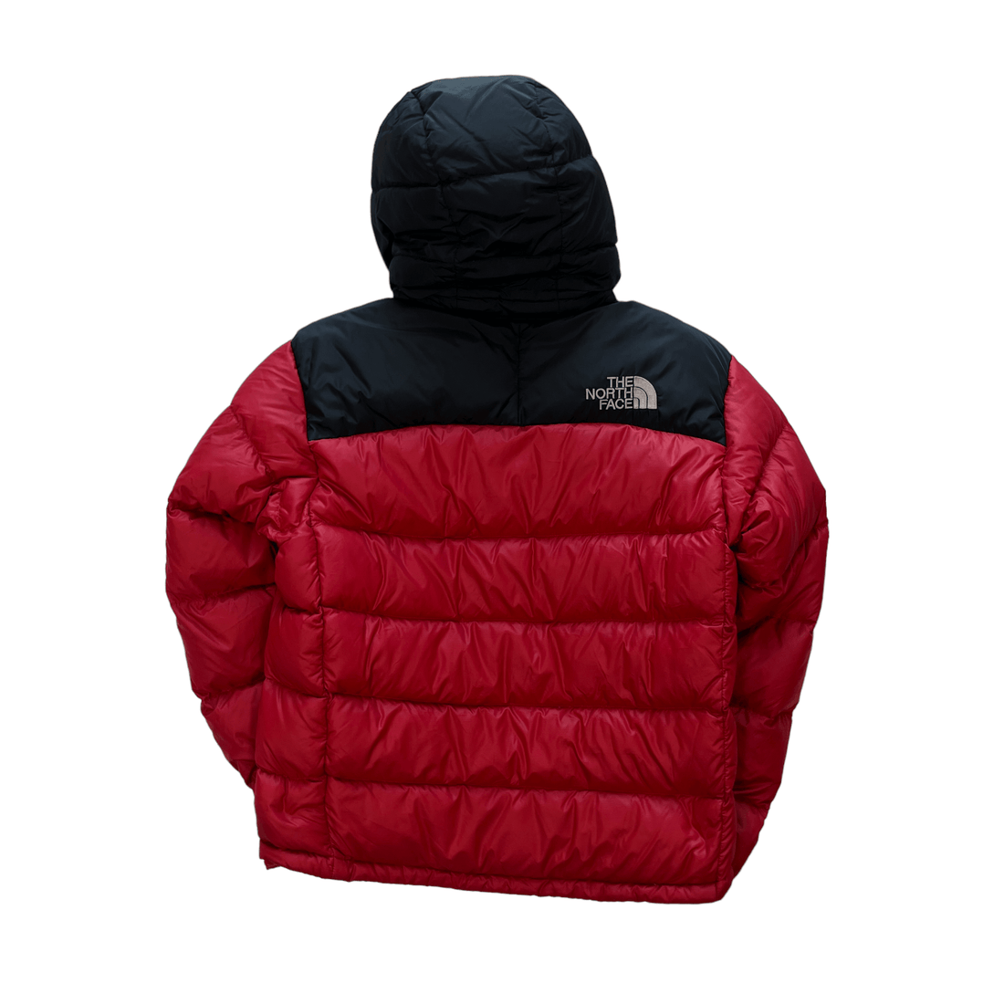 Vintage Red + Black The North Face (TNF) Puffer Coat - Small - The Streetwear Studio