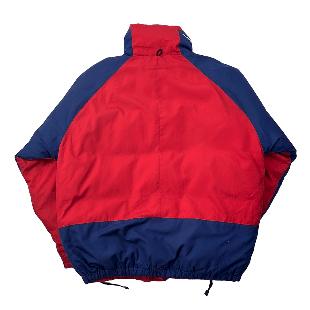 Vintage Red + Blue Ralph Lauren Polo Jeans Coat/ Jacket - Extra Large - The Streetwear Studio