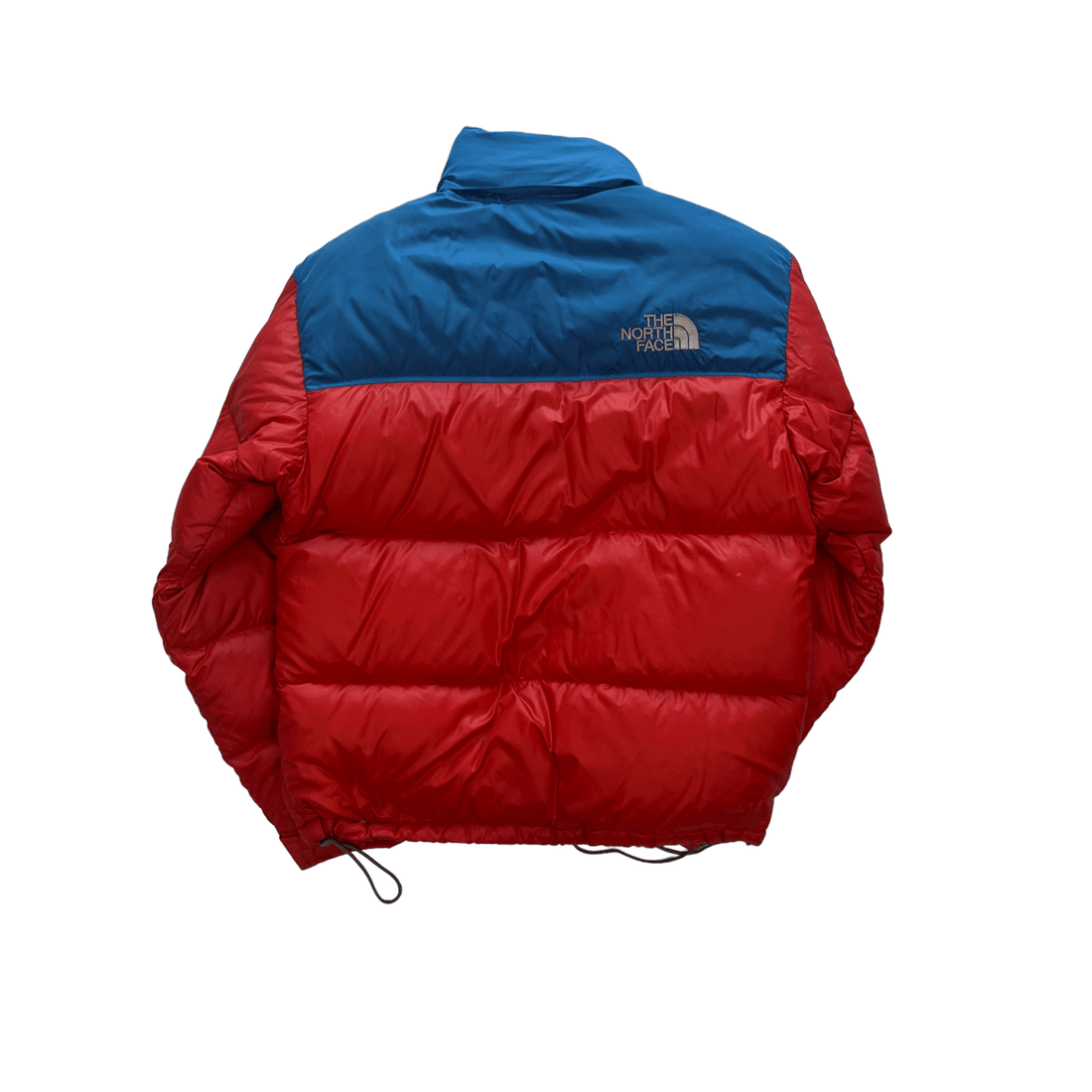Vintage Red + Blue The North Face (TNF) Puffer Coat - Small - The Streetwear Studio