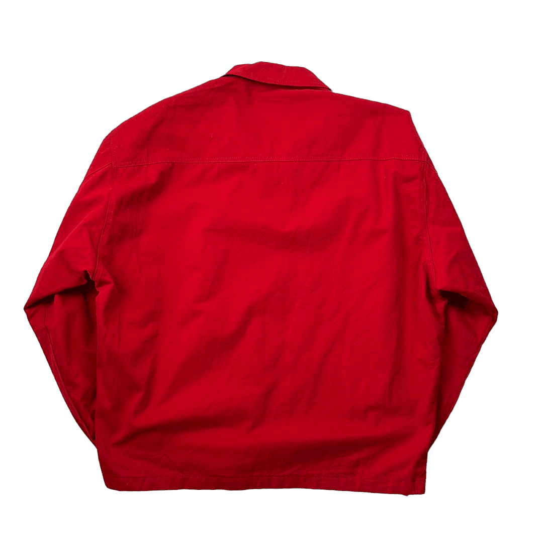 Vintage Red Polo Ralph Lauren Harrington Jacket - Extra Large - The Streetwear Studio