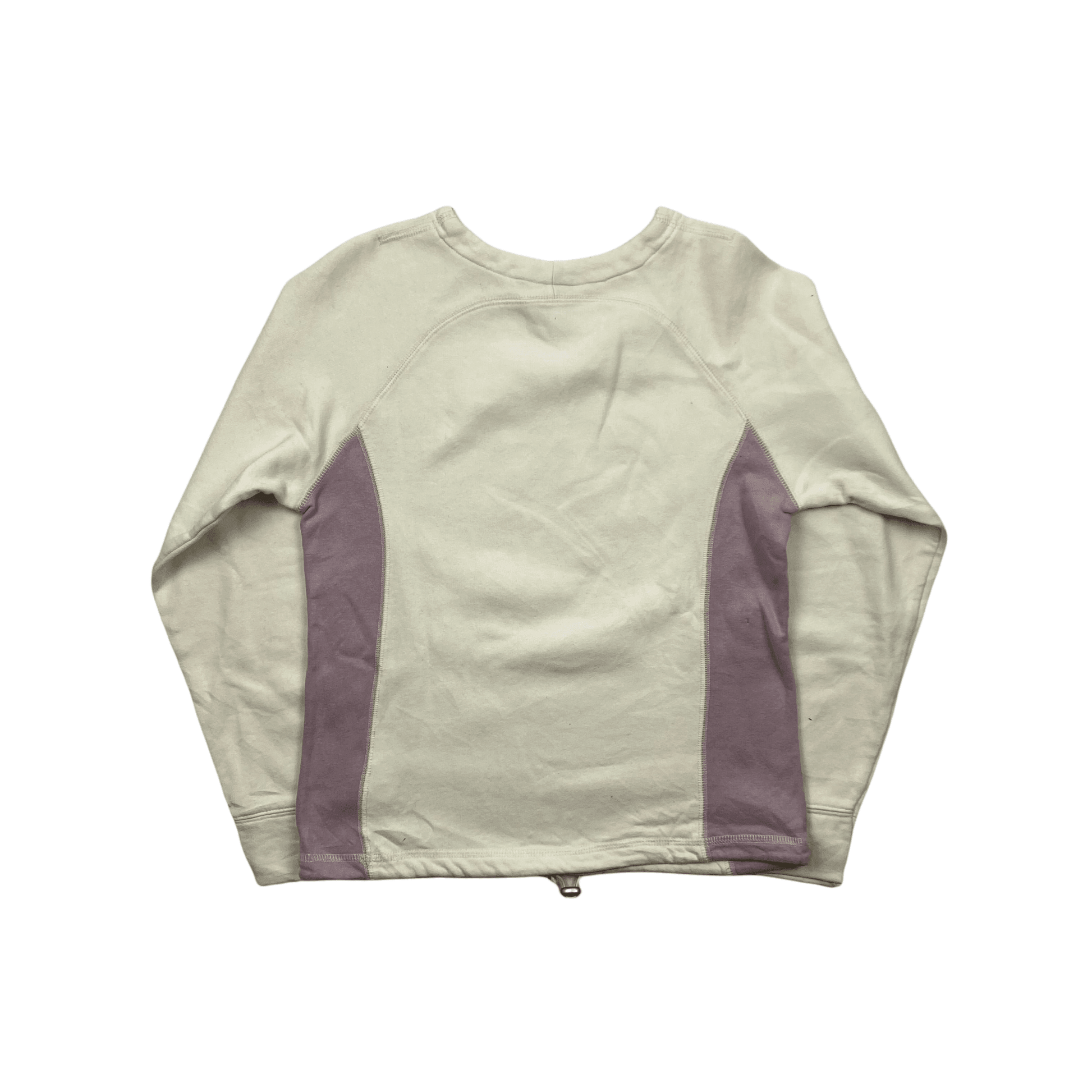 Vintage Women's Pink + White Nike Sweatshirt - Small - The Streetwear Studio