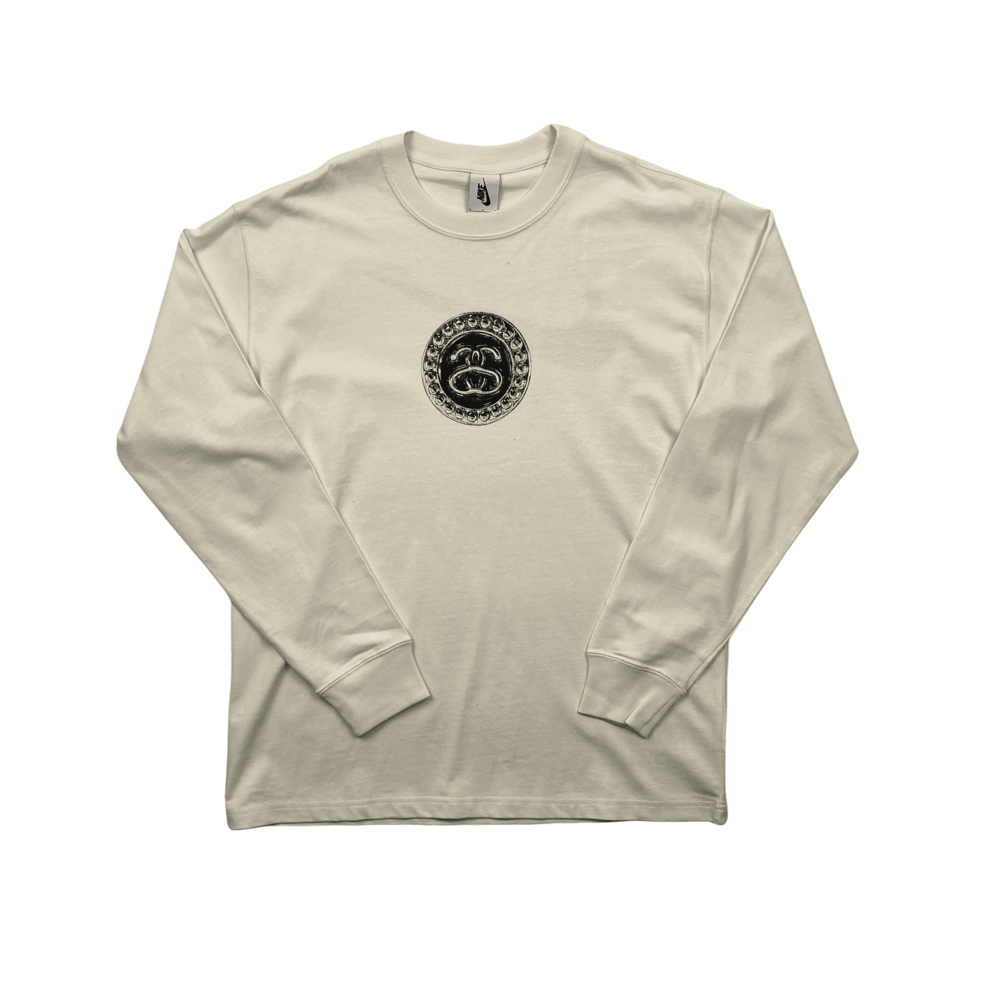 White Nike x Stussy SS Link Long Sleeve Tee - Small