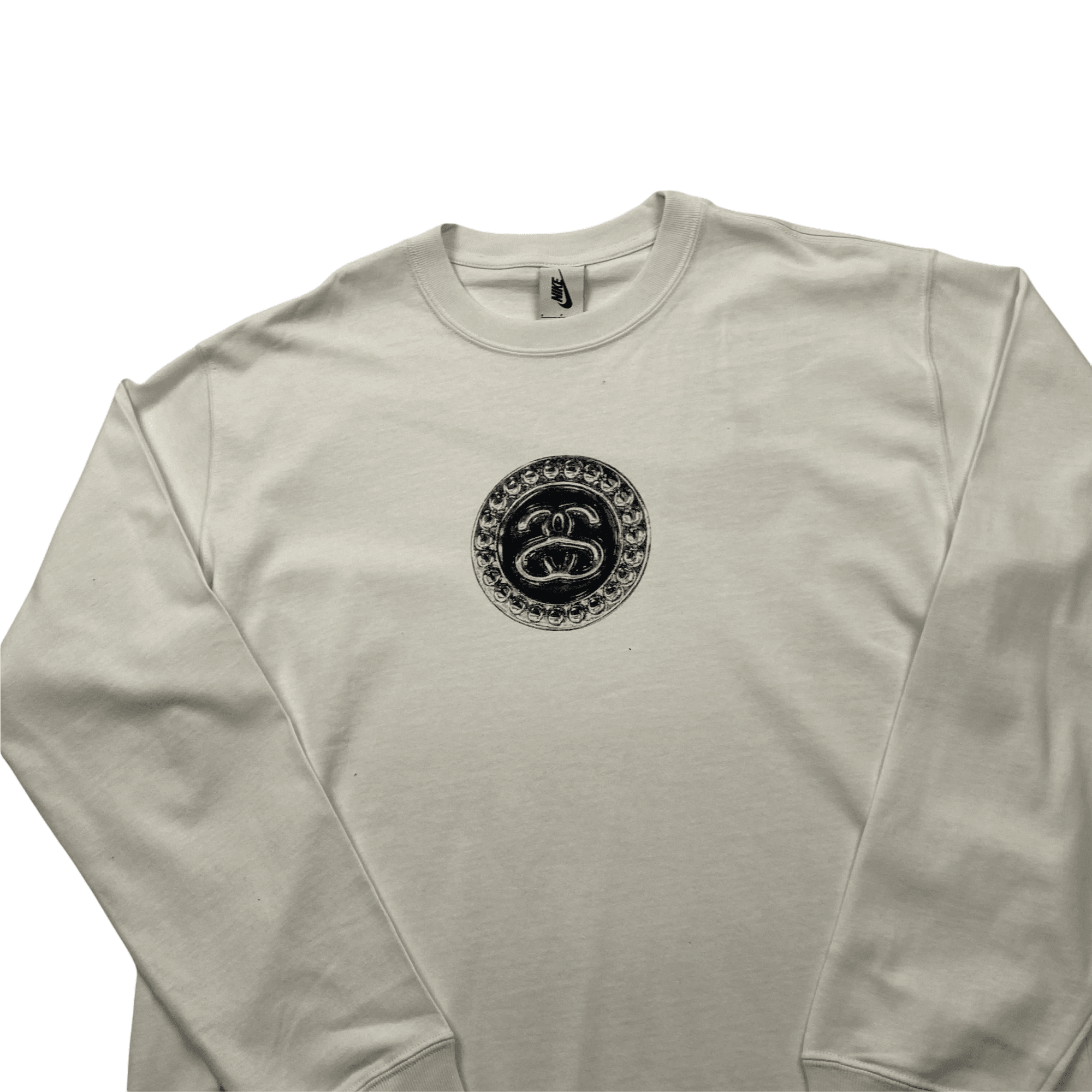 White Nike x Stussy SS Link Long Sleeve Tee - Small