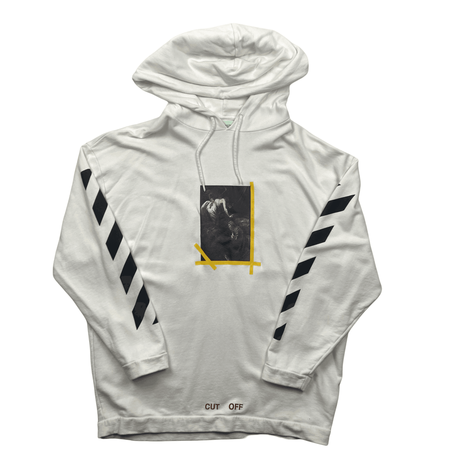White Off White Annunciation Hoodie L