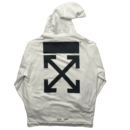 White Off-White Annunciation Hoodie - Large - The Streetwear Studio