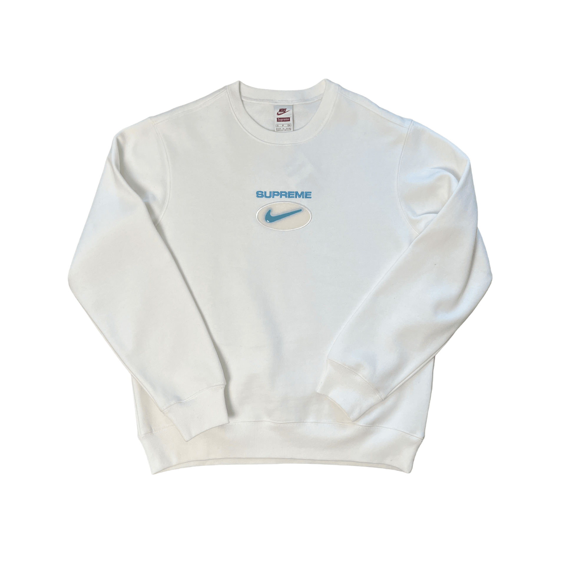 White Supreme x Nike Sweatshirt - Small