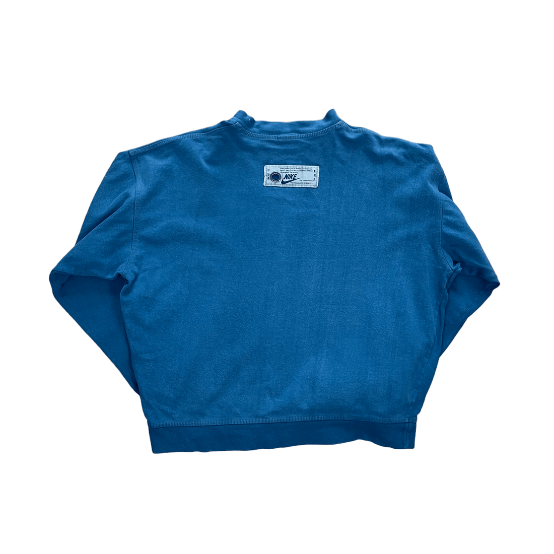 Women’s Vintage 90s Blue Nike Sweatshirt - Large - The Streetwear Studio