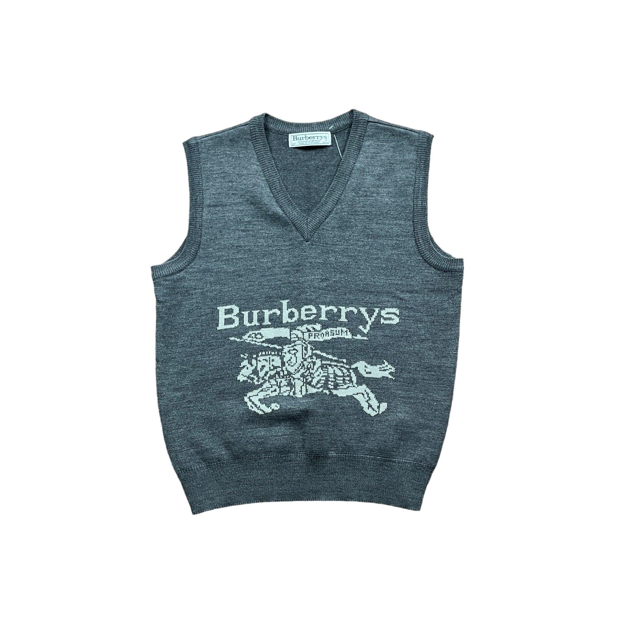 Burberry vest deals womens grey