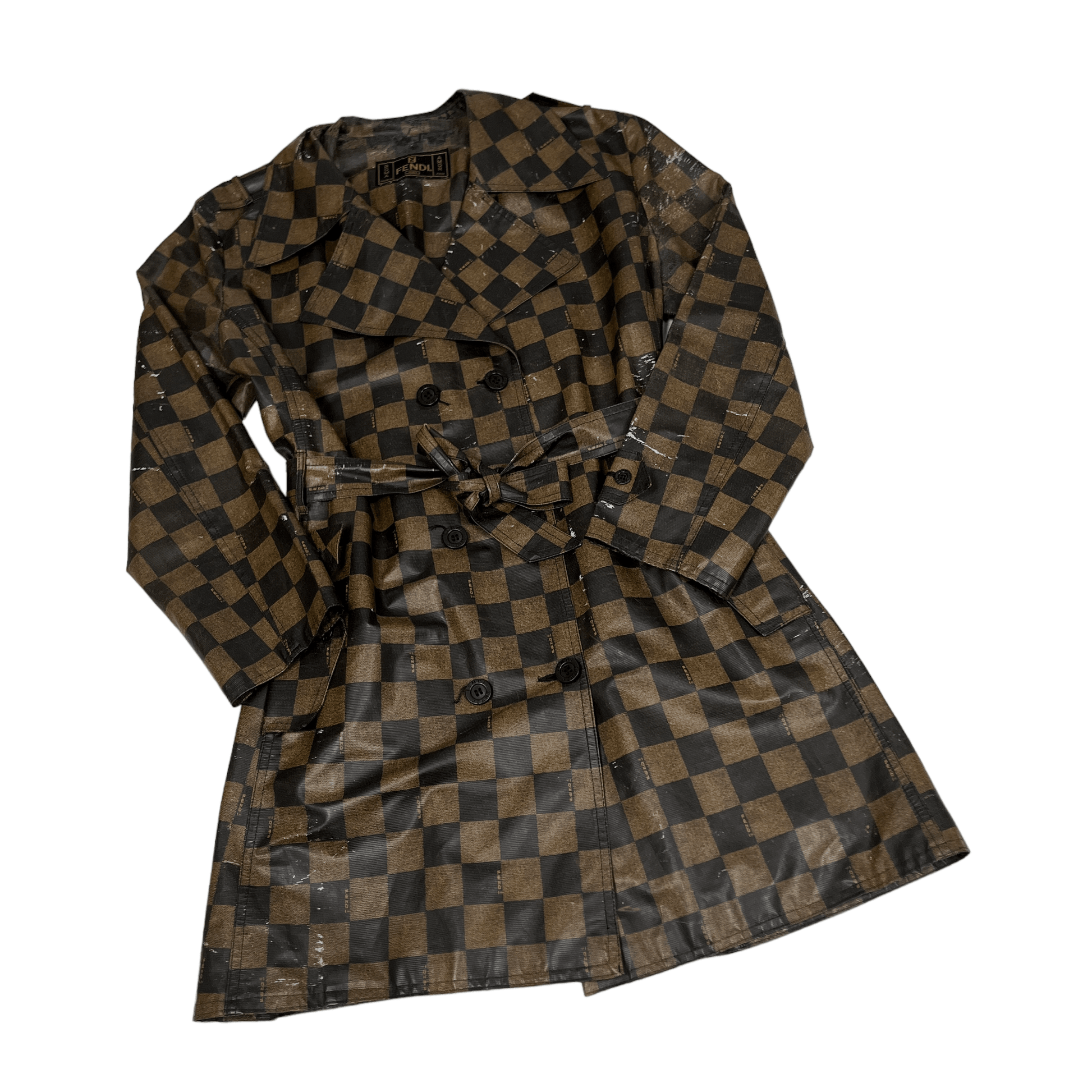 Women's Vintage Fendi Jacket Trench Coat - The Streetwear Studio