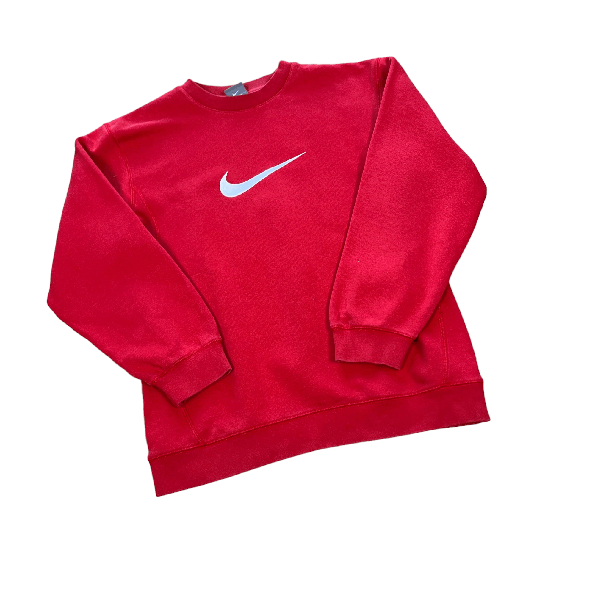 Women's Vintage Red Nike Sweatshirt - Small