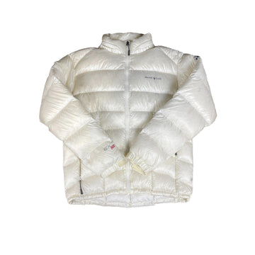 Women’s Vintage White Montbell Puffer Coat - Large - The Streetwear Studio